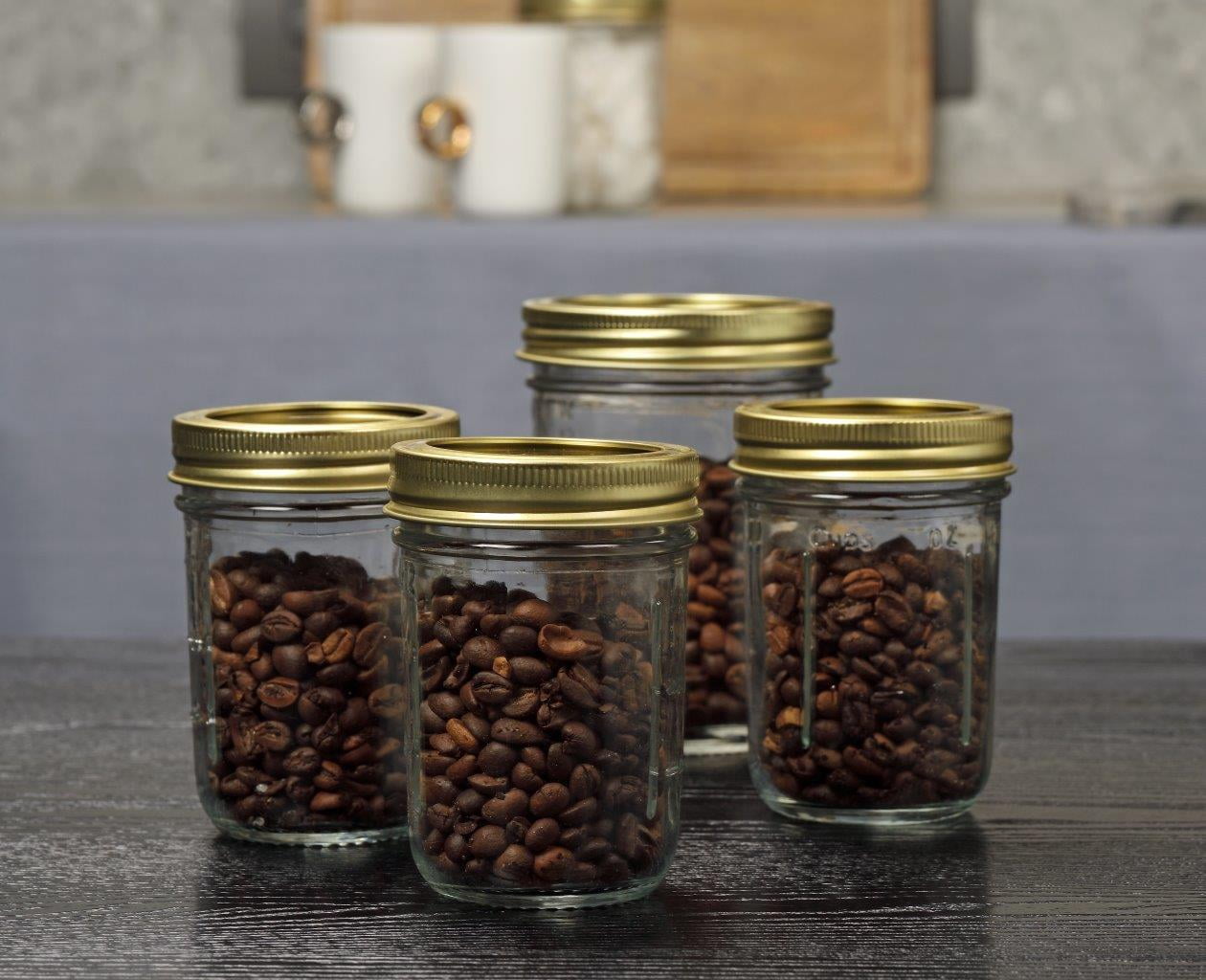 Mason Jar 8Oz - Frascos de Vidro Pequenos de 8