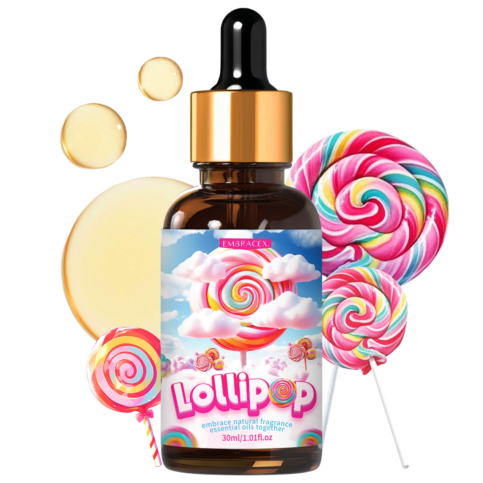 Candle Supplies Essential Oils - Óleos Essenciais Lollipop de 30ml, Óleo