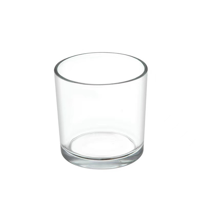 Candle Glass Supplies - Suporte de Vela em Vidro Transparente