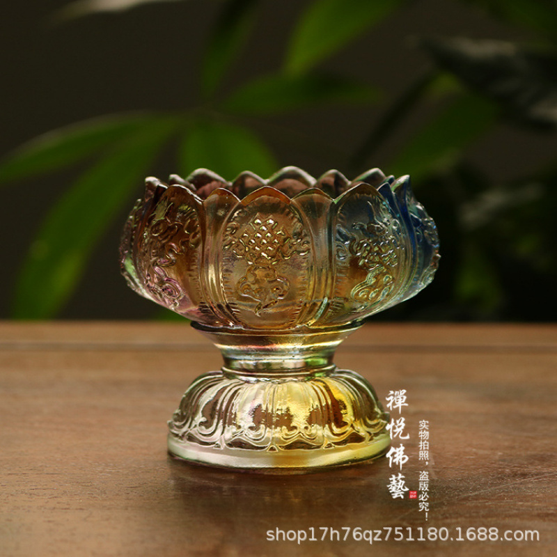Suporte de Vela de Vidro Lótus - Candle Glass Supplies avaliação e preço
