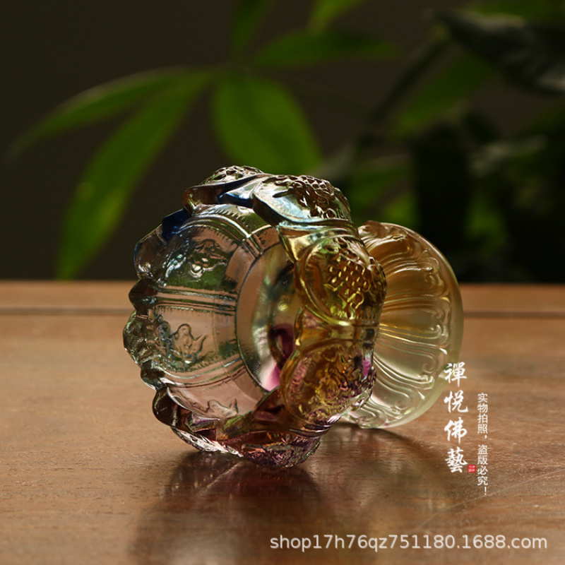 Suporte de Vela de Vidro Lótus - Candle Glass Supplies avaliação e preço