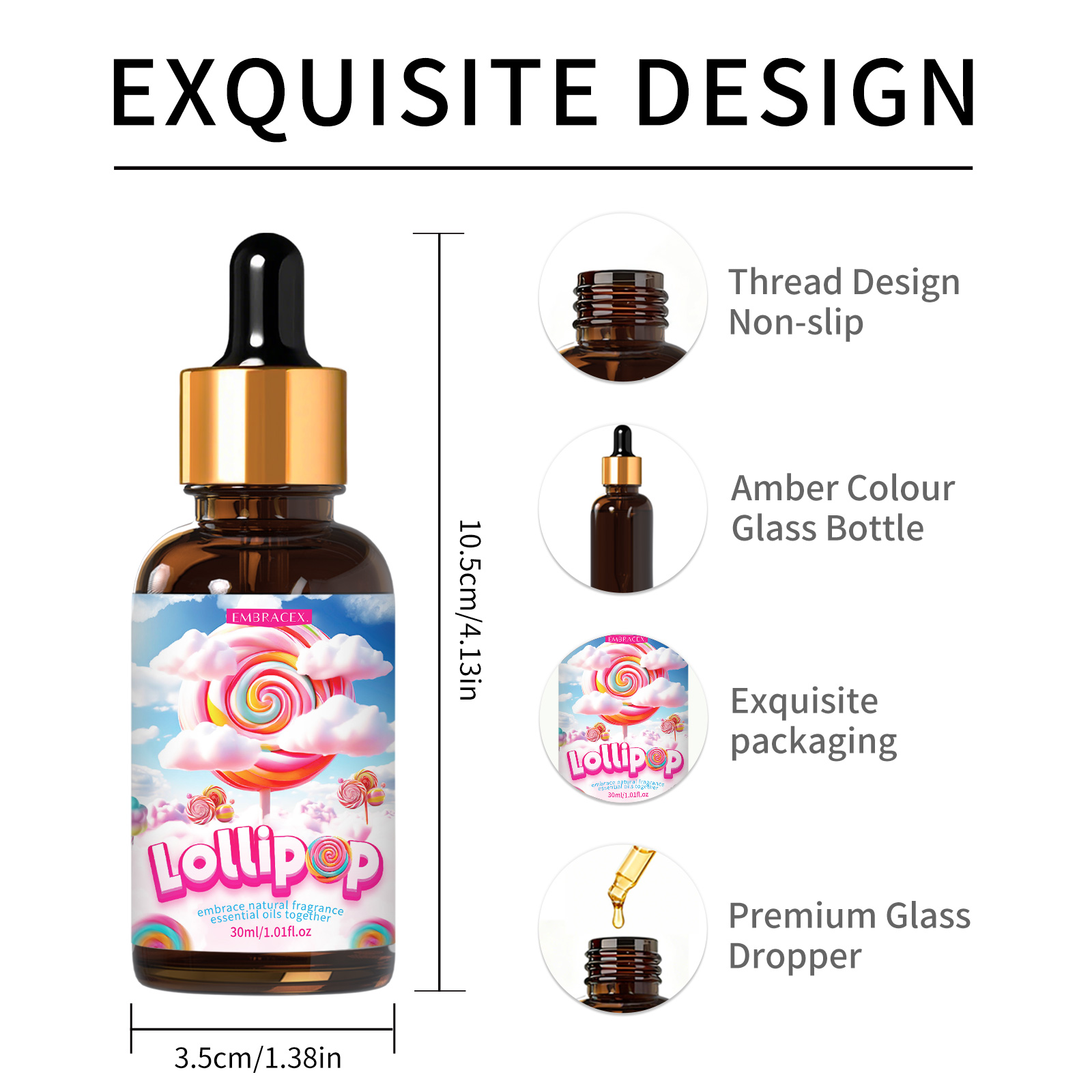 Óleos Essenciais Lollipop de 3 - Candle Supplies Essential Oils avaliação e preço