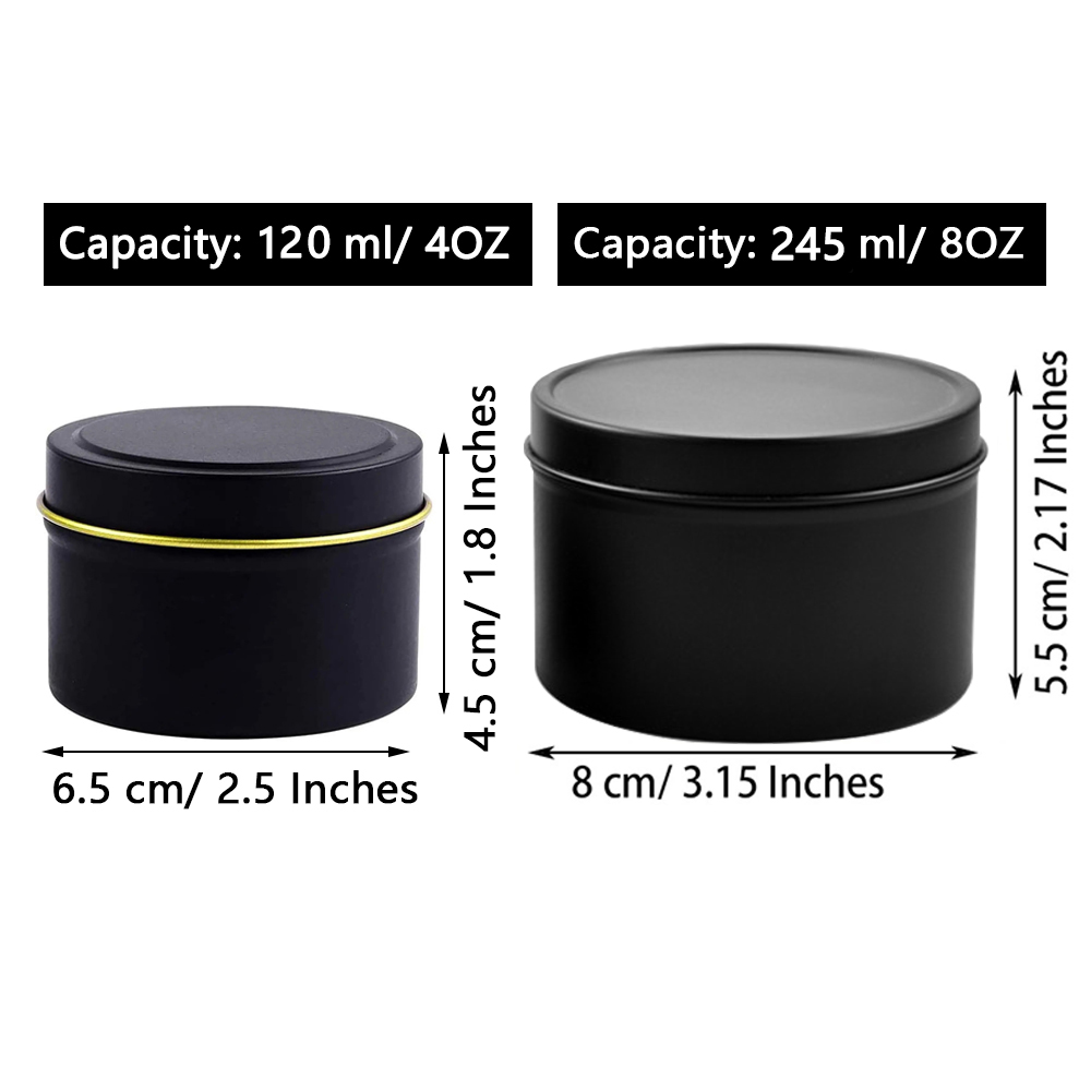 Latas de vela de 4 onças/8 onç - Mason Jar 8Oz avaliação e preço