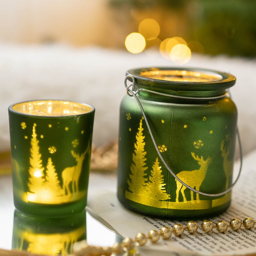 Natal galvanizado castiçal de  - Candle Glass Supplies avaliação e preço