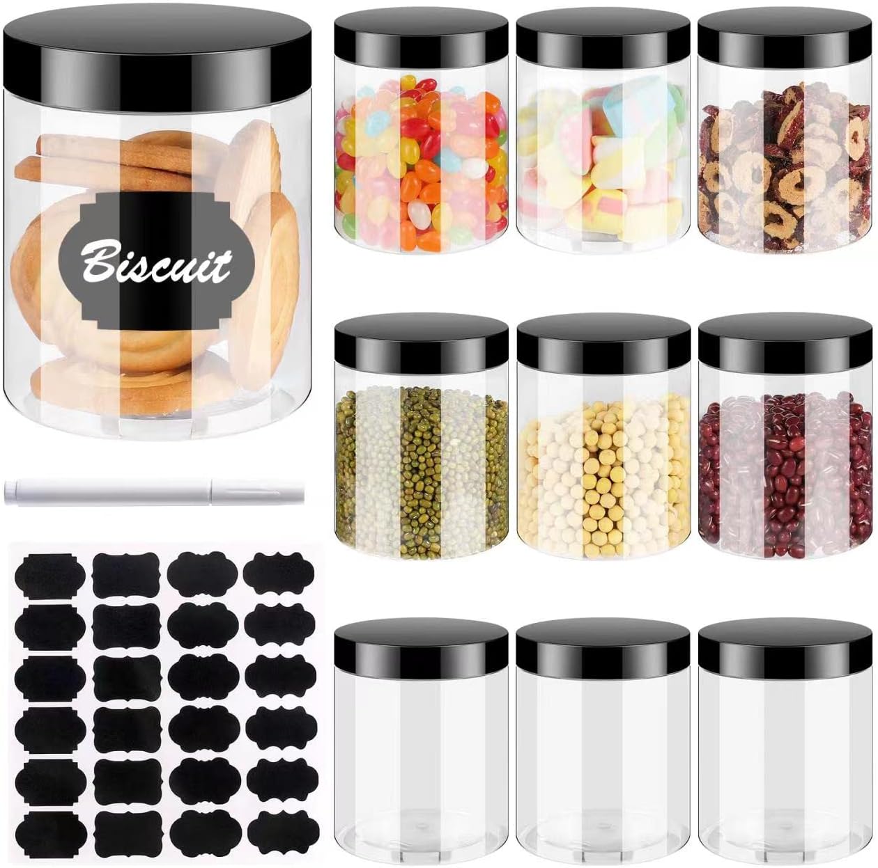 Frascos de plástico de 8oz com - Mason Jar 8Oz avaliação e preço
