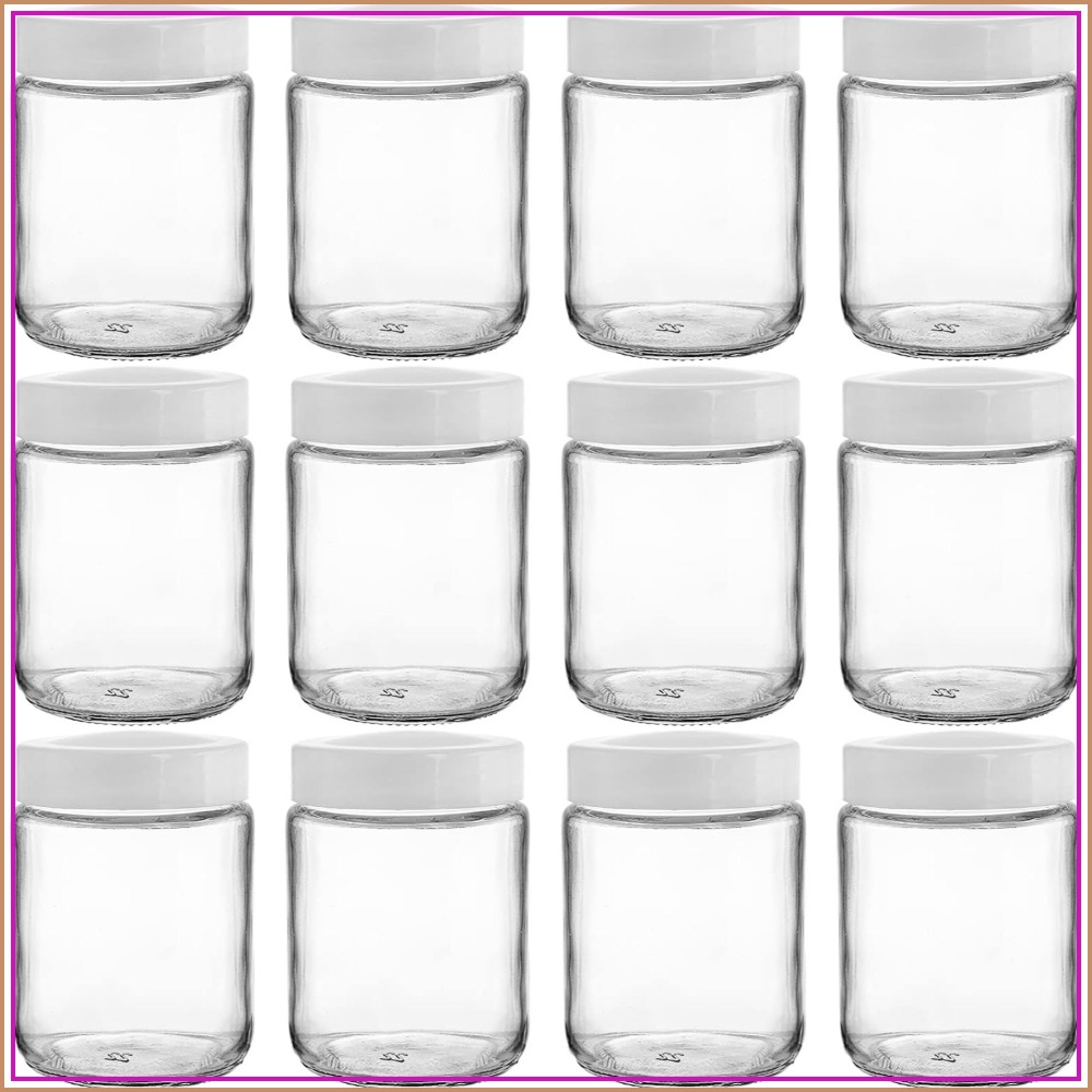 Pacote com 12 Frascos de Vidro - Mason Jar 8Oz avaliação e preço