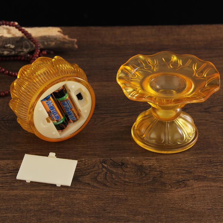 Lâmpada LED de Lótus Colorida  - Candle Glass Supplies avaliação e preço